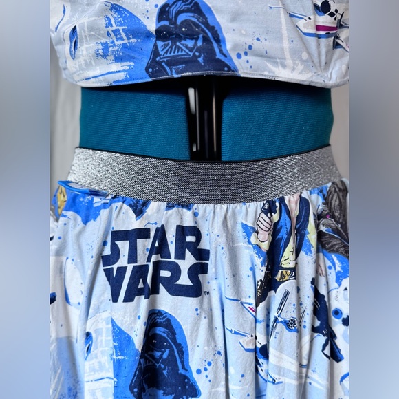 Handmade Star Wars Two-Piece Skirt Bandeau Set fits approximate size 10 - Picture 6 of 16